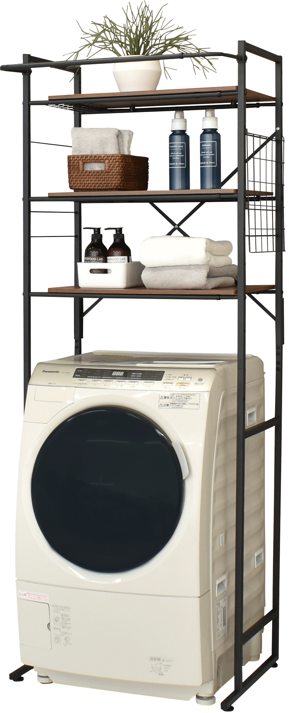 ekans（エカンズ） ランドリーラック 洗濯機ラック ランドリー収納