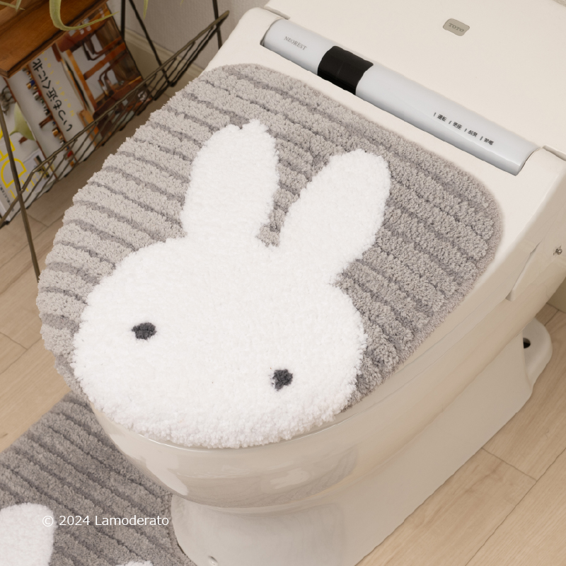 Miffy（ミッフィー） トイレマットセット 4点 約58×60cm トイレマット+