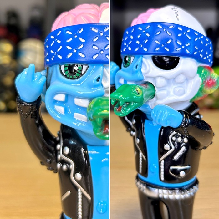 ブラックブックトイ パンクロックスネークボーイ ソフビ ブラック