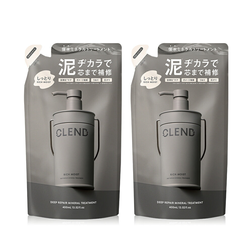 クレンドリッチモイストディープクレンジングミネラルシャンプー/ヘア