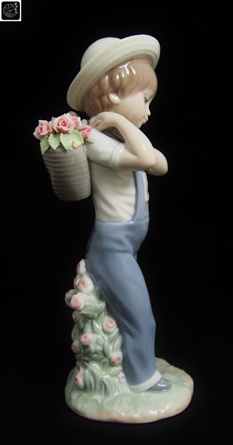 リヤドロ】【かごいっぱいのバラ】【絶版】【1286】