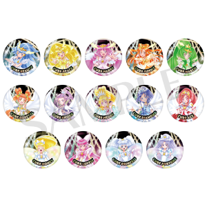 全プリキュア 20th Anniversary LIVE！】ホログラム缶バッジ2021～2023