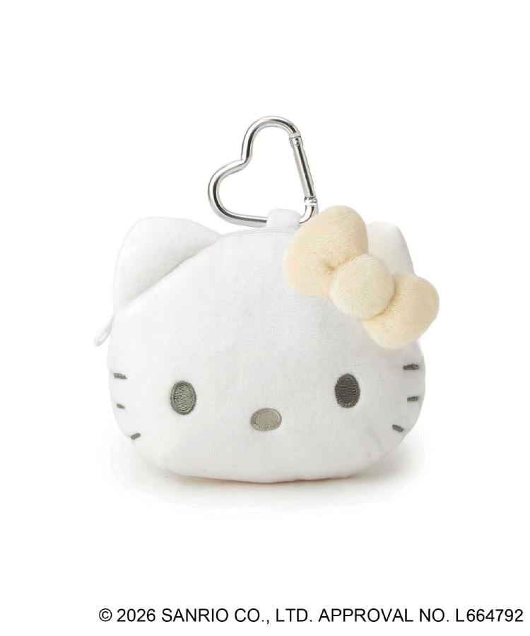 限定カラー】＜ハローキティ＞モノクロシリーズ カラビナ付ぬいぐるみ