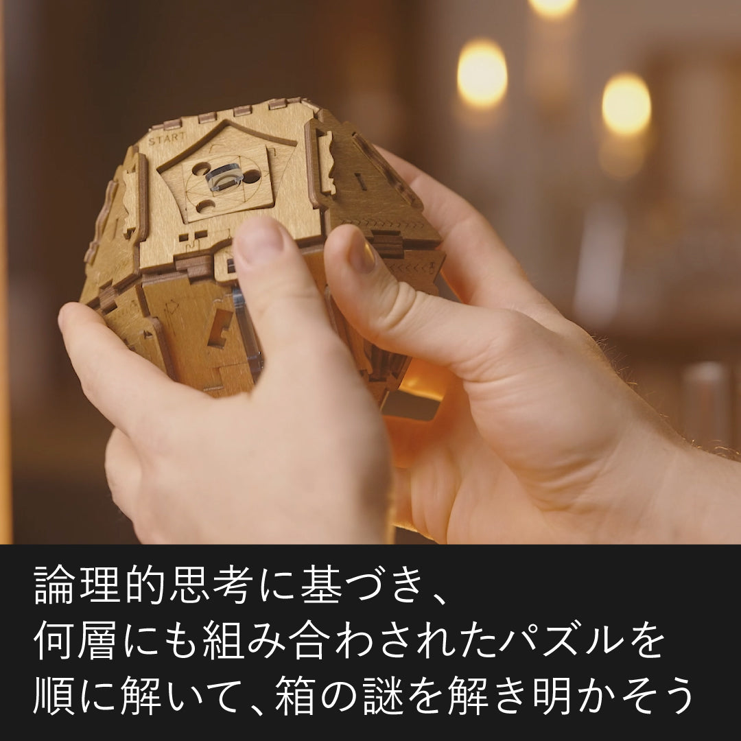 Puzzle Box】送料無料｜謎解き立体パズルボックス 錬金術師の謎 ギフト