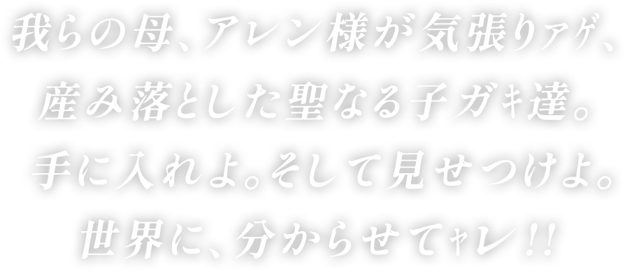 ノベルティ】アレン様の子ガｷぬぃ数量限定プレゼント!!｜激安カラコン