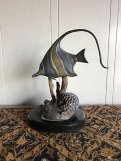 rip caswell ブロンズ 置物 オブジェ MADE IN USA 魚 - メルカリ