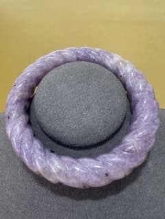 麻花バングル 紫 シャー太翠バングル - メルカリ
