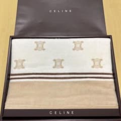 CELINE セリーヌ ブランケット マカダム柄 ハーフケット 綿ハーフ