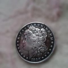 福*ん様 1880年 アメリカ 銀貨 リバティ女神像 - メルカリ