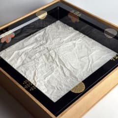 塗師 道場宗廣 菊桐蒔絵 炉縁 共箱 山中塗 木製漆器 茶道 - メルカリ