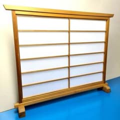 No3416【和風】障子 衝立、間仕切り、パーテーション - メルカリ