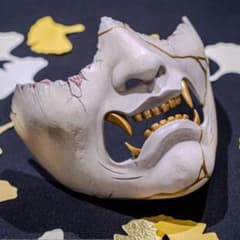 Ghost of Yotei コレクターズエディション 怨霊の面頬 木箱風ケース