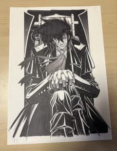 即購入可】ヘルシング HELLSING 平野耕太 複製原画 アーカード - メルカリ