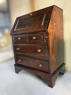 北海道民芸家具 ライティングビューロー カバ材 書斎収納 - メルカリ