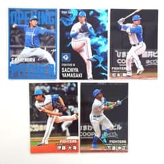 プロ野球チップスカード 2025 北海道日本ハムファイターズ 5枚セット