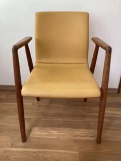 宮崎椅子 GINA ウォールナット レザー張り ①/3 - メルカリ