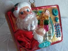 クリストファー・ラコ ガラスオーナメント テレビジョンから