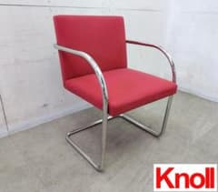 美品□Knoll□ブルーノチェア□チューブラーアームチェア□名作
