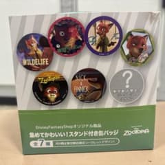 グッズ整理中様専用」 ズートピア 缶バッジ ニック スタンド付き 1BOX
