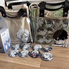 ブルーロック展 原画コマクリアバッグ 缶バッジ ミヒャエル・カイザー