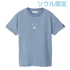 ナガノマーケット ソウル ナガノのくま Tシャツ ブルーグレー Lサイズ