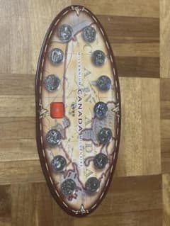 1999年 カナダ 12枚 92.5% スターリングシルバー 合計59.8グラム