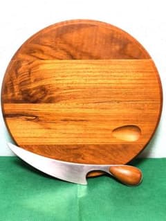 ビンテージDANSK カッティングボードとチ-ズナイフセットです。 - メルカリ