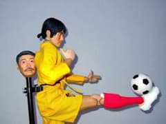 映画.少林サッカー.1/6[阿星(チャウ•シンチー)＆監督ヘッド付]希少品