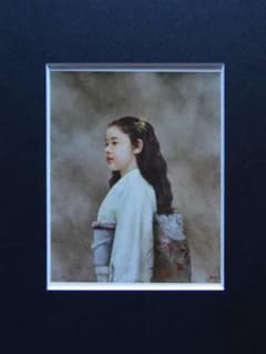 藤井 勉、髪飾り、希少画集画、新品高級額装付 - メルカリ