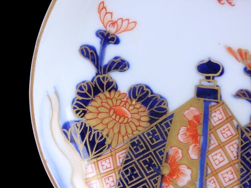 古伊万里 色絵 蝶に菊の図 4寸皿 5枚 C109AS-DAe - メルカリ