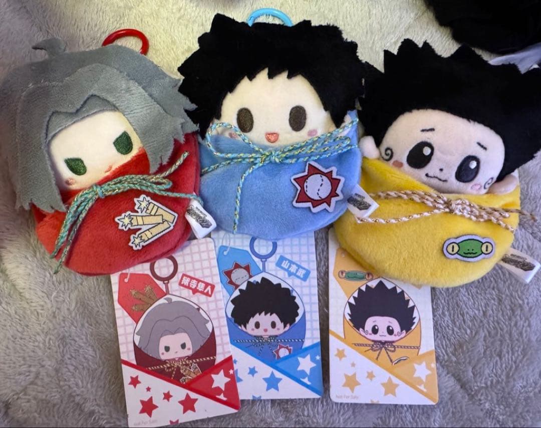 家庭教師ヒットマンREBORN 寝袋付き ぬいぐるみ リボーン山本獄寺 家庭教師ヒットマンREBORN!×SANRIO CHARACTERS｜ぬいぐるみ「家庭教師