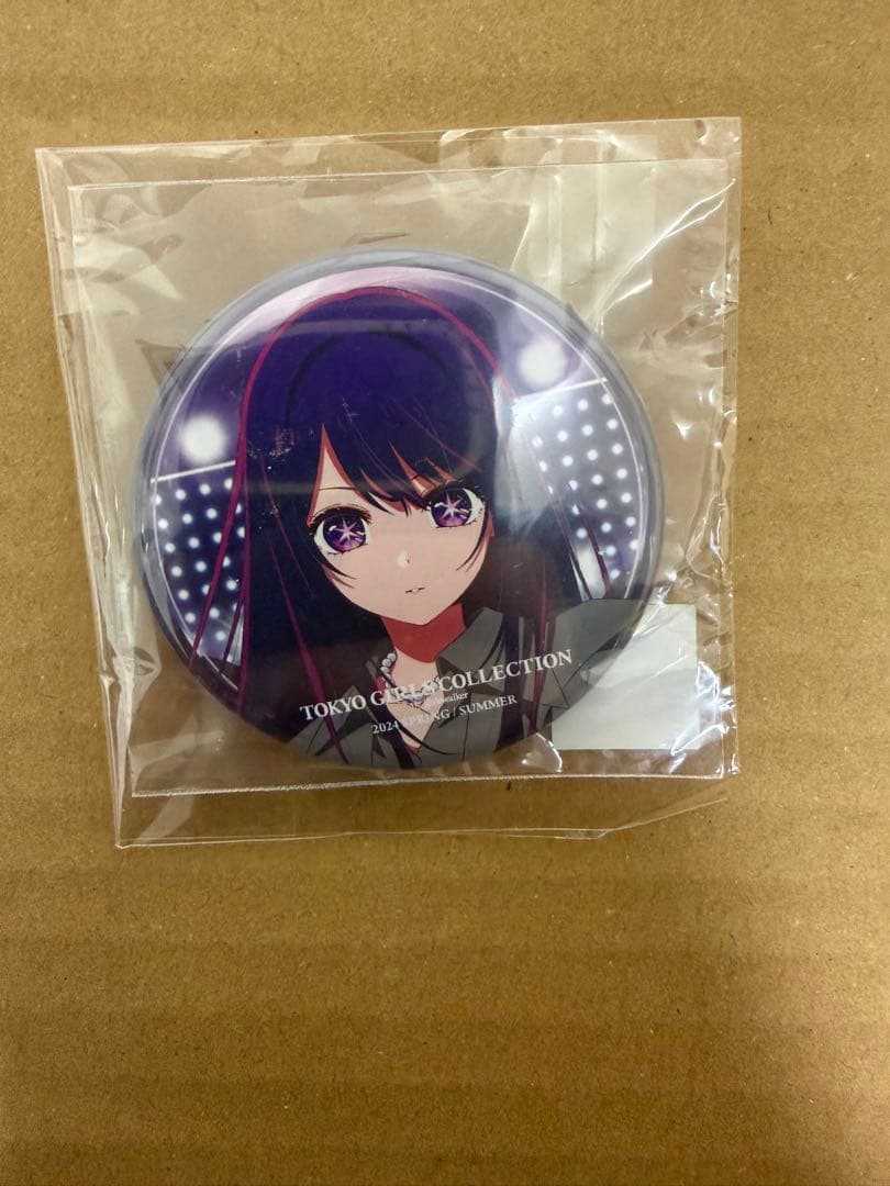 推しの子　東京ガールズコレクション　缶バッジ　tgc 　星野アイ 星野アイ(キャラクタービジュアル)】【推しの子】 トレーディング缶