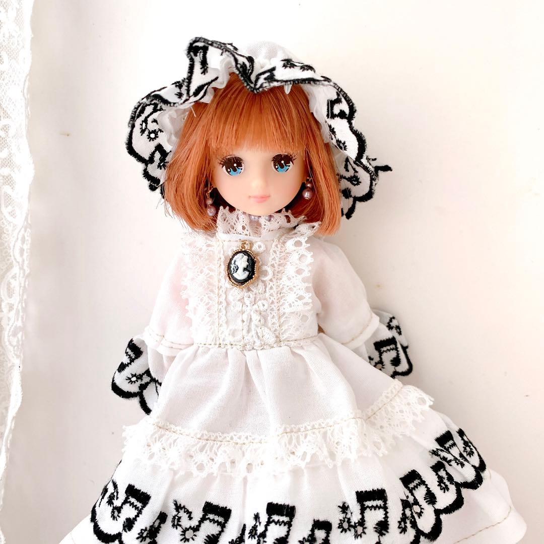 リカちゃんハンドメイド服☆純白レースの音符ドレス♬.*゜ - メルカリ