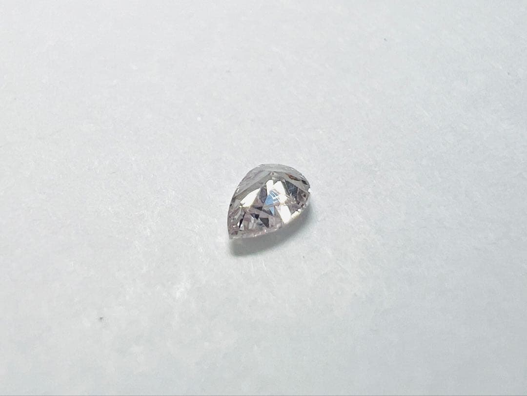 0.097ct 天然ピンクダイヤモンド LIGHT PURPLISH PINK