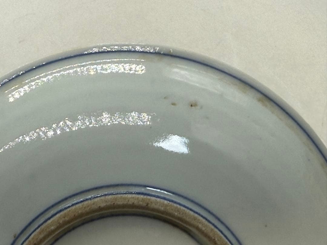 中国 染付 仙人鹿八卦紋5寸皿 大明成化年製銘 送料込み260129 - メルカリ