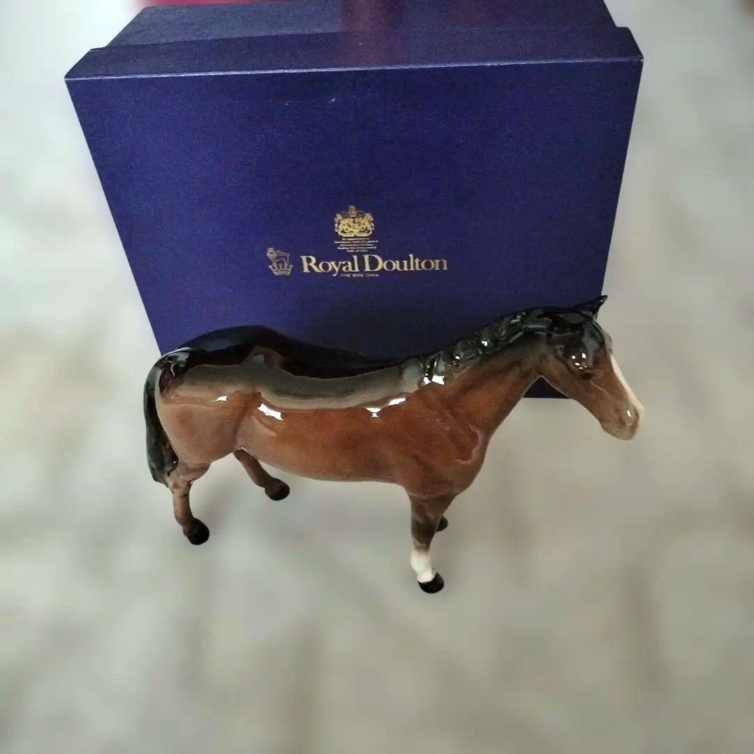 ロイヤルドルトン 希少品 年代物 馬の陶器 - メルカリ