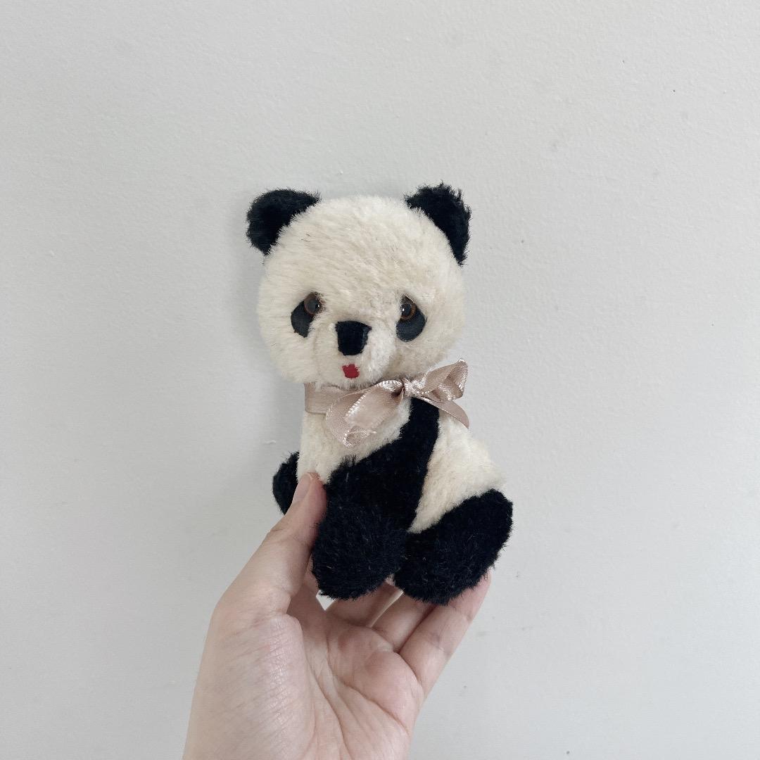 アンティーク パンダ ぬいぐるみ ハンドメイド ヨーロッパ