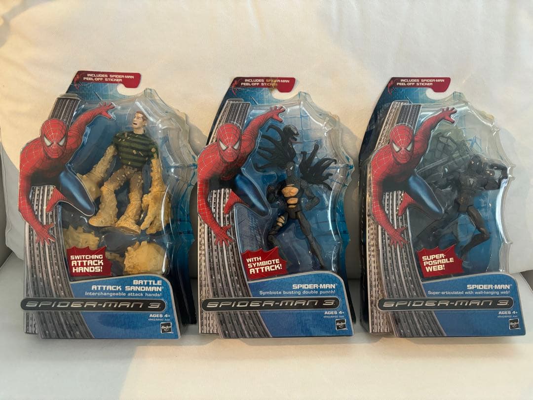 アメコミ　スパイダーマン3　スパイダーマンフィギュアセット アメコミ スパイダーマン3 スパイダーマンフィギュアセット - メルカリ