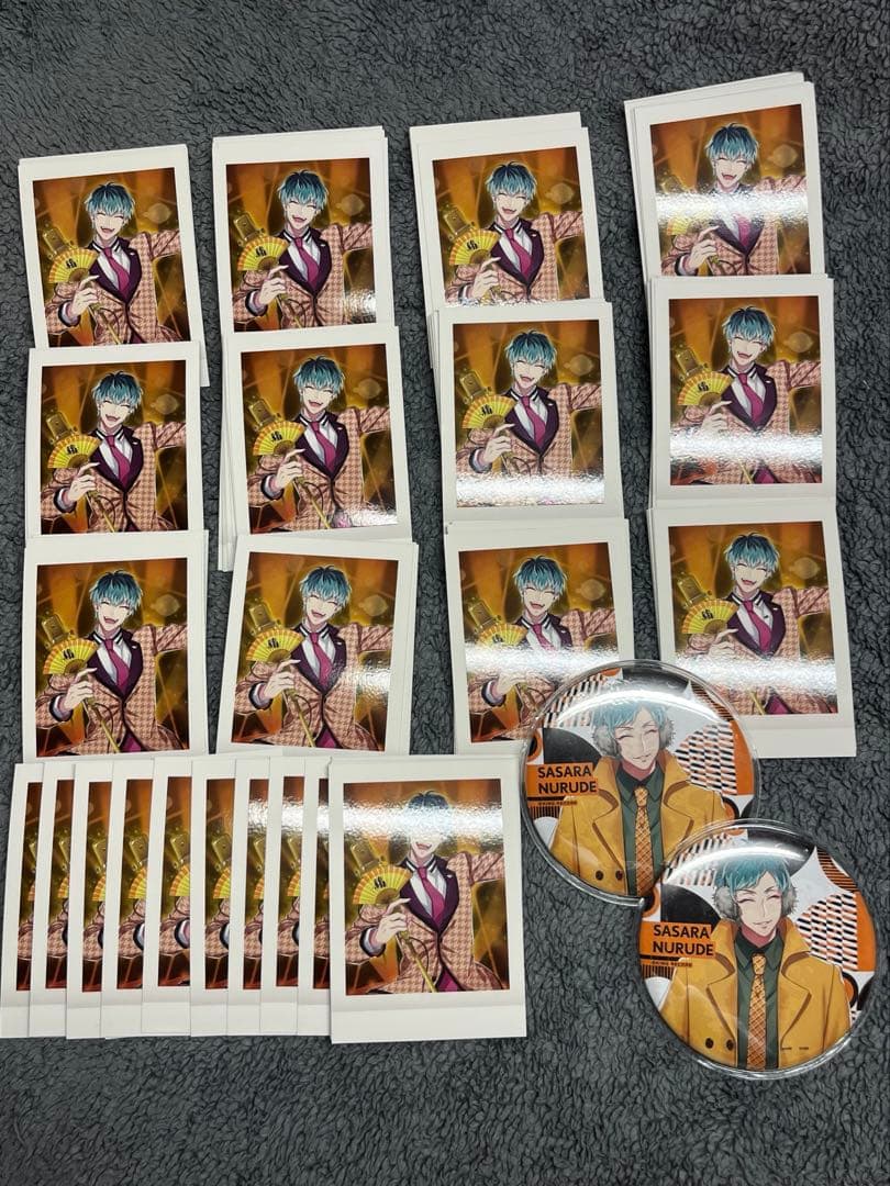 ヒプマイ 白膠木簓 パシャこれ140枚＆EW03缶バッジ2個セット - メルカリ