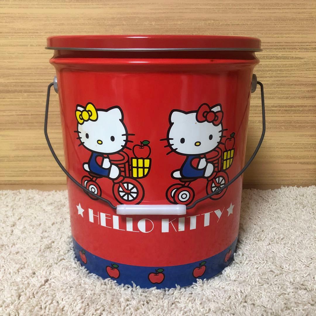昭和レトロ ハローキティ サンリオ ペール缶 ドラム缶 椅子 収納