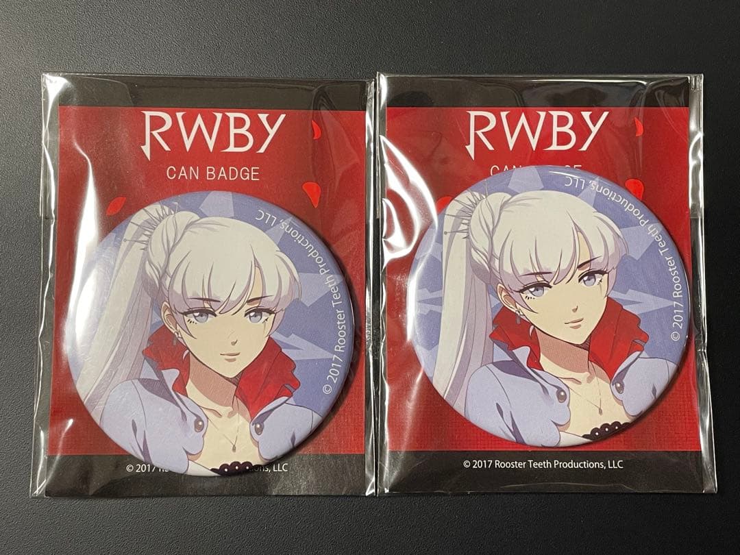 RWBY ワイス・シュニー 缶バッジ 2個 在庫ラスト - メルカリ
