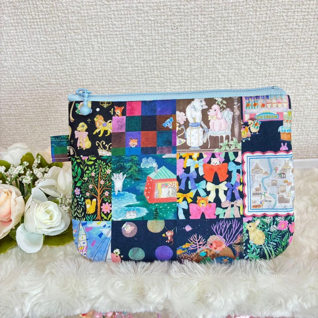 22ファブリックユキエモン新柄ポーチ - メルカリ