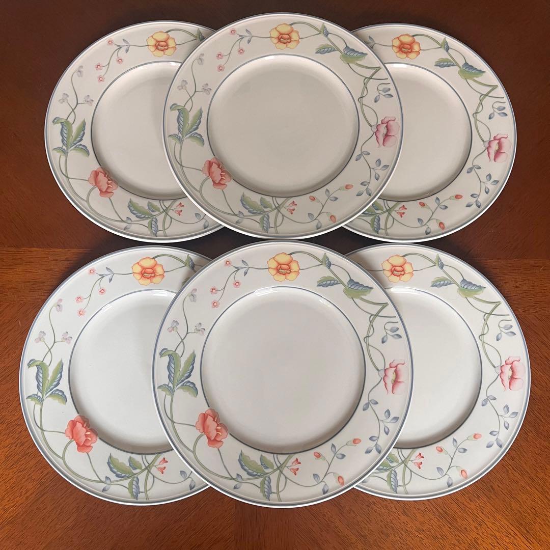 ドイツビンテージ】ビレロイ＆ボッホ☆アルベルティーナ☆デザート皿 4