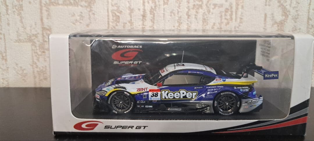 KeePer cerumo スープラ ミニカー スパーク 1/43 キーパー セルモ トヨタ GR スープラ No.38 TGR TEAM