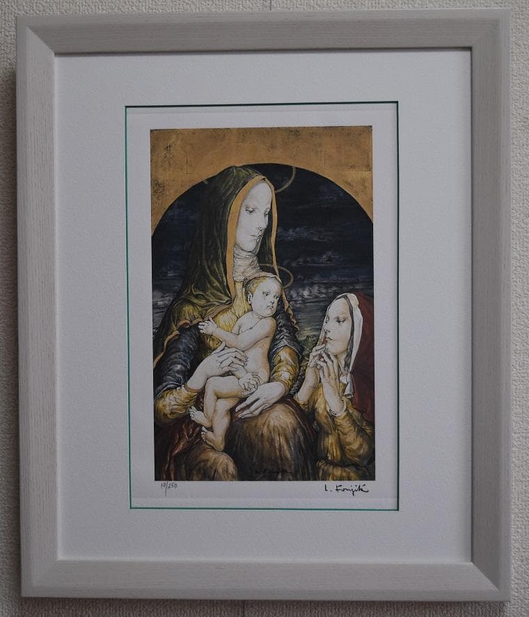 絹本 西脇雲渓画 肉筆 真作 「樹下渓流のあゆの図」194x51cmの通販