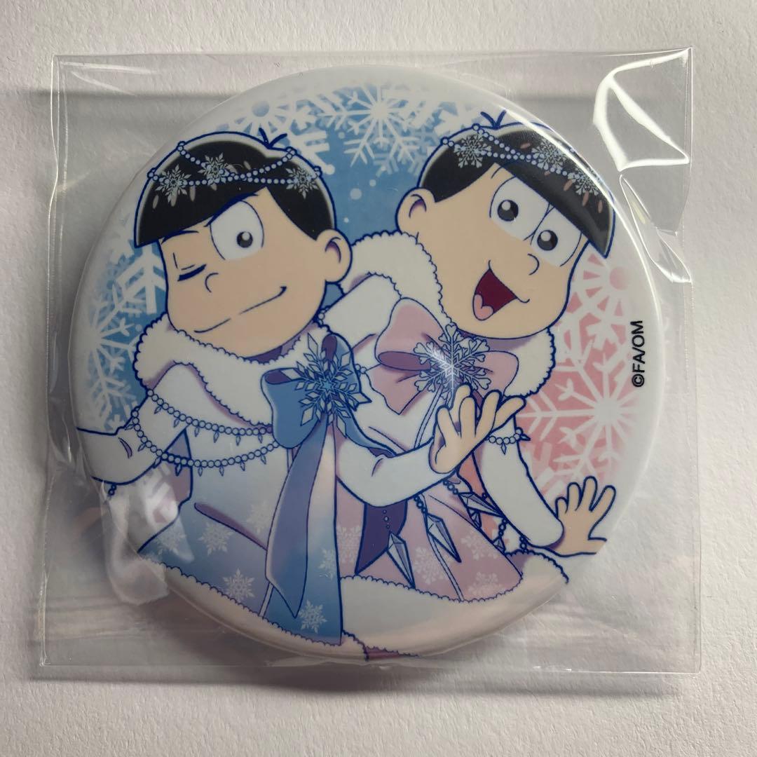 おそ松さん ジャックフロスト ペア缶バッジ カラ松＆トド松 - メルカリ