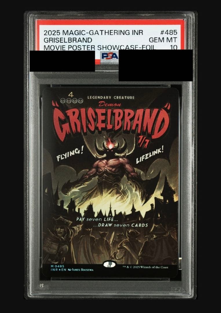 グリセルブランド　ポスター　foil psa10 FOIL] グリセルブランド/Griselbrand (ポスター版) 【英語版】 [INR-黒