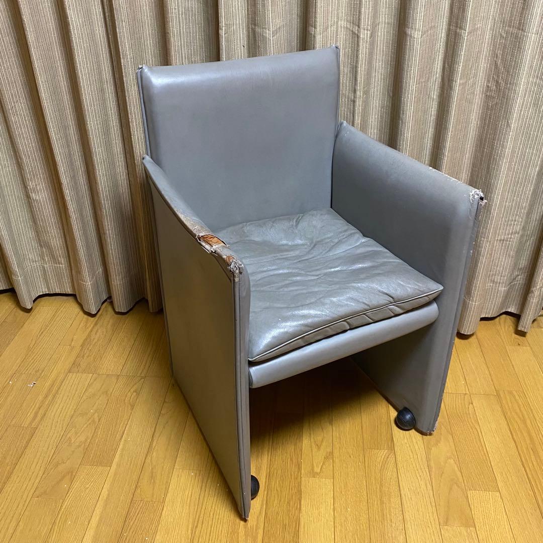 カッシーナ401 BREAK 本革 1人掛けソファ キャスター付き - メルカリ