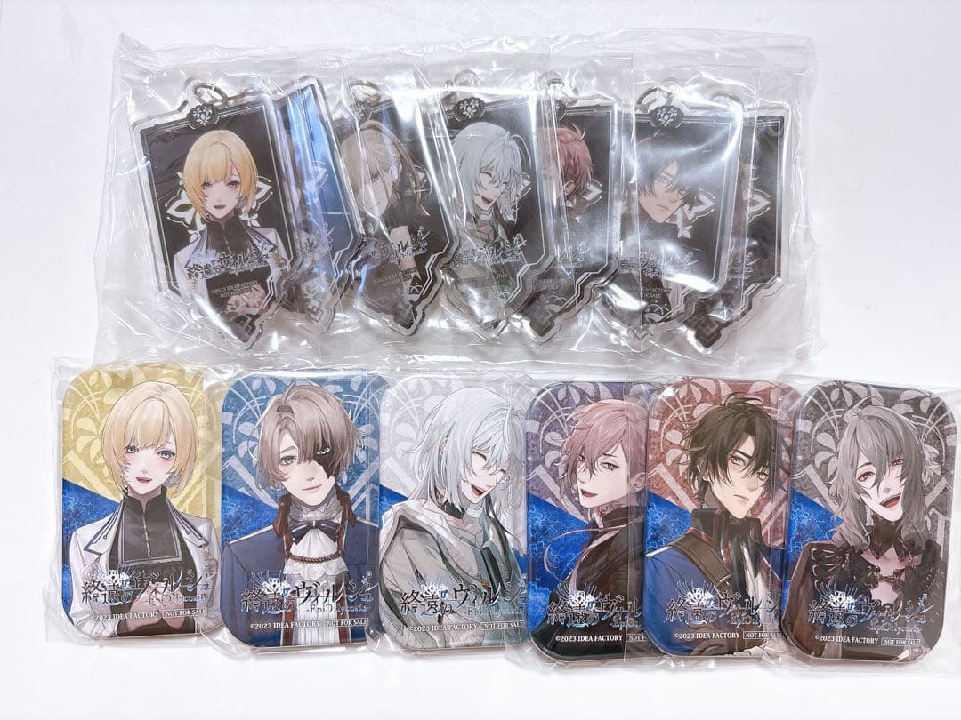 終遠のヴィルシュ 終ヴィル よろずや 特典 アクリルキーホルダー 缶