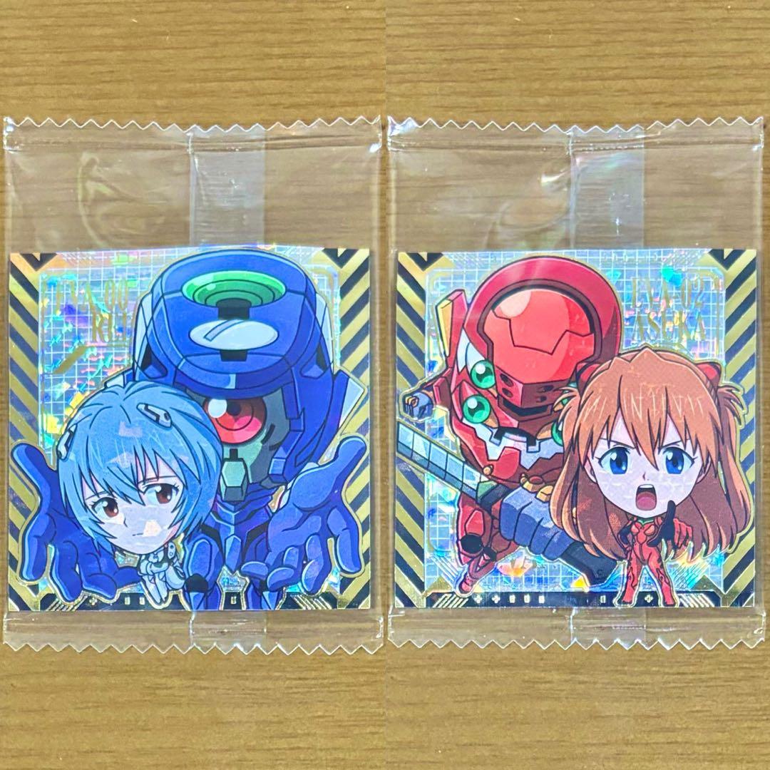 エヴァ シールウエハース2 零号機&レイ 弐号機&アスカ SSR 2枚セット